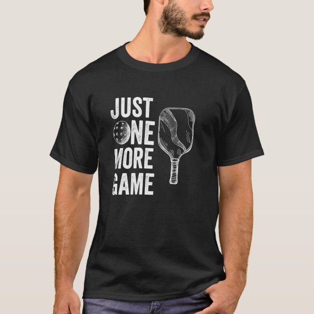 T-shirt Drôle Pickle Ball Juste Un Jeu De Plus (Devant)