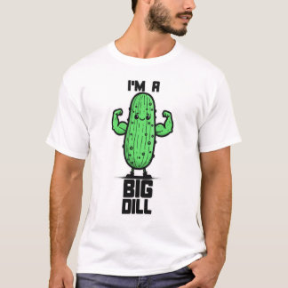 T-shirt Drôle Pickle Je Suis Un Gros Dill