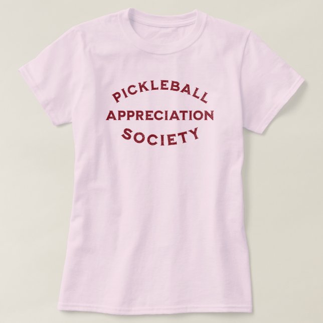 T-shirt Drôle Pickleball Dit (Design devant)