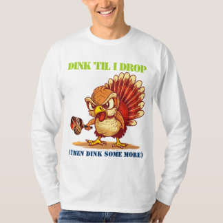 T-shirt Drôle pickleball Turquie (action de grâce)_