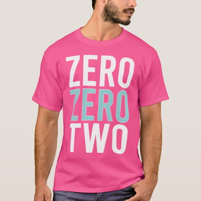 T-shirt Drôle Pickleball Zéro Zéro Deux Dinking (Devant)
