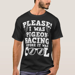 T-shirt Drôle Pigeon Design Pigeon Racing Avant