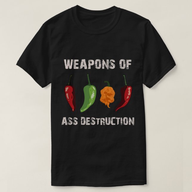 T-shirt Drôle piment piment tête épicé aliments chauds épi (Design devant)