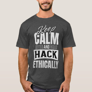T-shirt Drôle piratage éthique piratage de la cybersécurit