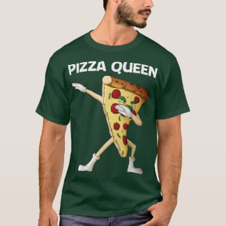 T-shirt Drôle Pizza Art Pour Femmes Maman Pizza Slice Ital