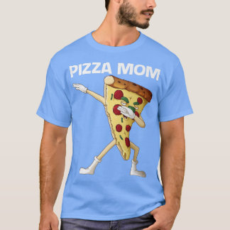 T-shirt Drôle Pizza Art Pour Maman Femmes Pizza Slice Ital