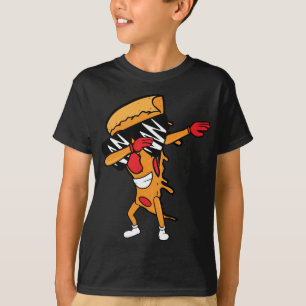 T-shirt Drôle Pizza Dabbing Pepperoni Pizza Slice Dancing