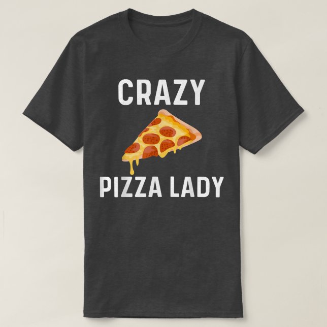 T-shirt Drôle Pizza Designs Pour Femmes Maman Alimentation (Design devant)
