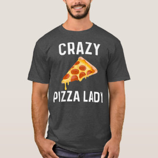 T-shirt Drôle Pizza Designs Pour Femmes Maman Alimentation