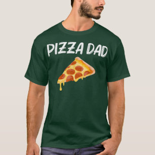 T-shirt Drôle Pizza Dessins Pour Papa Homme Alimentation P