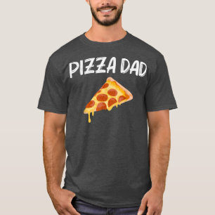 T-shirt Drôle Pizza Dessins Pour Papa Homme Alimentation P