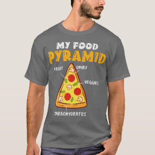 T-shirt Drôle Pizza Restauration Rapide Aime tarte mangeur