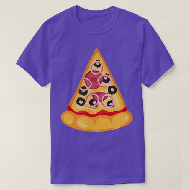 T-shirt Drôle Pizza Slice Pour Ses Couples Et Ses Couples  (Design devant)