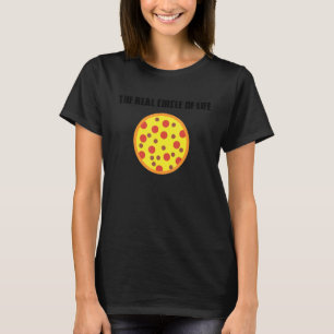 T-shirt Drôle Pizza Slice Restauration Rapide Cercle Itali