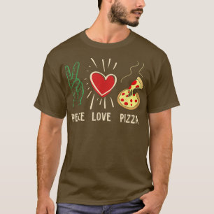 T-shirt Drôle Pizzeria Pizzeria Italienne Amateurs de nour