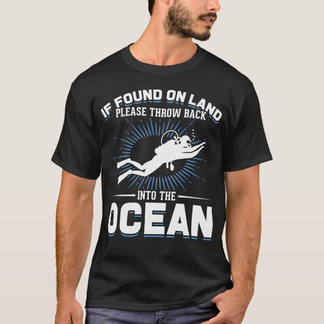 T-shirt Drôle Plaisir Plongée Plongée sous-marine (Devant)