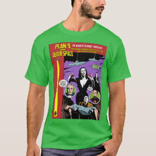 T-shirt Drôle Plan Homme 9 De L'Espace Extérieur Graphique