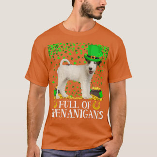 T-shirt Drôle Plein De Shenanigans Pour Terrier Chien St