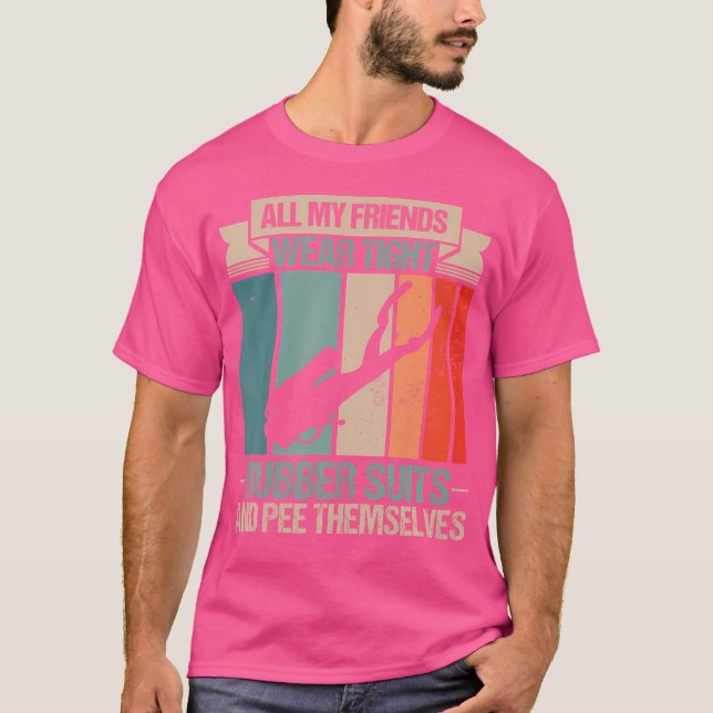 T-shirt Drôle Plongée Plongée (Devant)