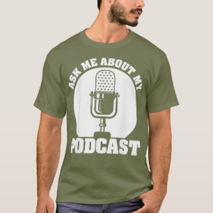 T-shirt Drôle Podcast Cadeau Pour Hommes Femmes Cool Podca