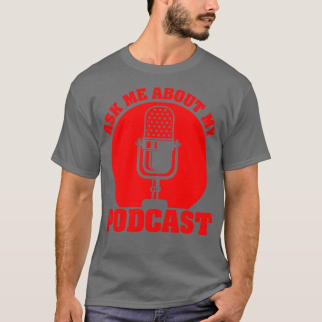 T-shirt Drôle Podcast Cadeau Pour Hommes Femmes Cool Podca (Devant)