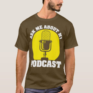 T-shirt Drôle Podcast Cadeau Pour Hommes Femmes Cool Podca
