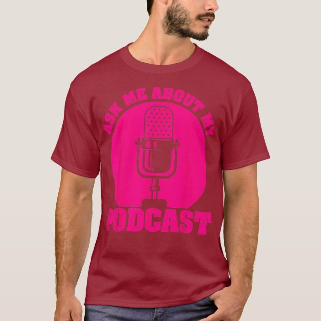 T-shirt Drôle Podcast Cadeau Pour Hommes Femmes Cool Podca (Devant)