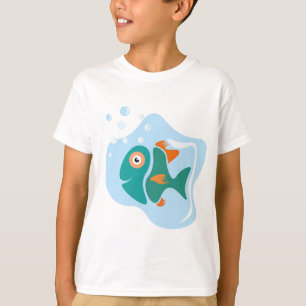 T-shirt Drôle Poisson élégant