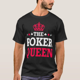 T-shirt Drôle Poker Don The Poker Queen