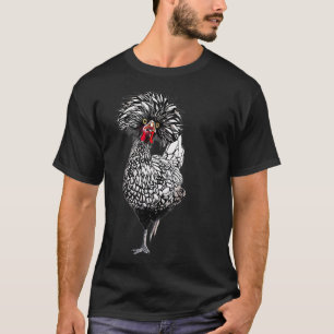T-shirt Drôle Polonais Jardin de poulet Poulet ferme de c