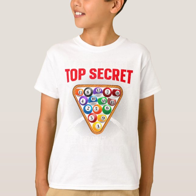 T-shirt Drôle Pool Player Conception Pour Hommes Femmes 8  (Devant)