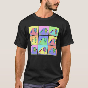 T-shirt Drôle Pop Art Cockatiel Birb Mèmes Animal Animal A