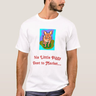 T-shirt Drôle porcin envoyé à la boucherie