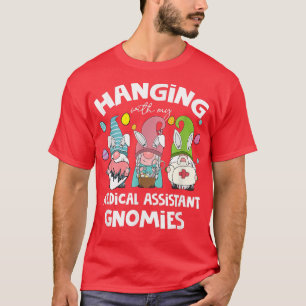 T-shirt Drôle Pose Avec Mon Assistant Médicale Gnomies Ea