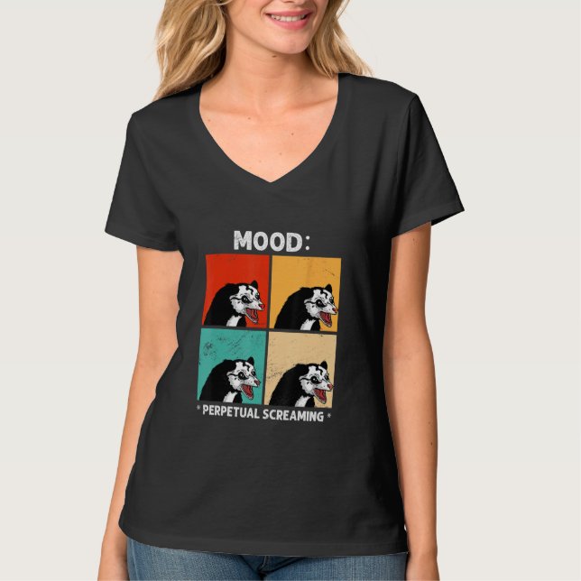 T-shirt Drôle Possum animal (Devant)