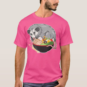 T-shirt Drôle Possum Ramen Noodle LoverAnime Japonais