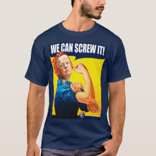 T-shirt Drôle Poster vintage de Trump "Nous pouvons le fai