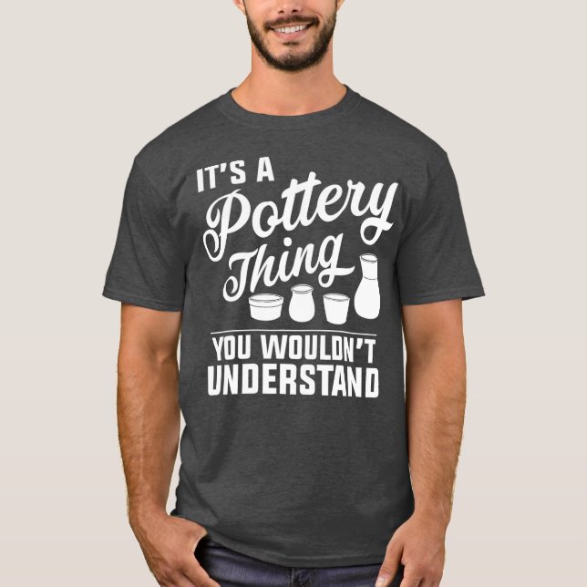 T-shirt Drôle Potterie Vêtements Cute Potterie Artiste (Devant)