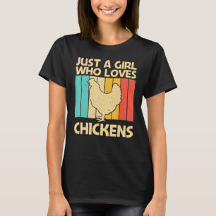 T-shirt Drôle poulet pour filles maman poulet fermier vola