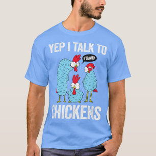 T-shirt Drôle Poulet Pour Hommes Femmes Fou Poulet L