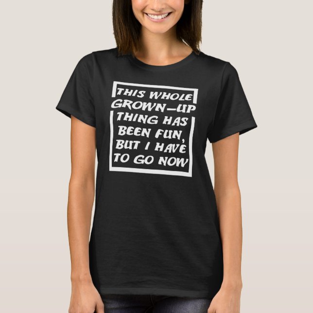 T-shirt drôle pour adulte (Devant)