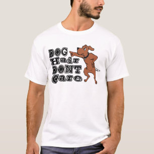 T-shirt drôle pour amateur de chien 'Poils de chie