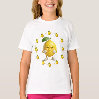 T-shirt drôle pour enfants au citron aigre | T-shi