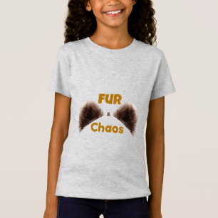 T-shirt drôle pour enfants Fur & Chaos