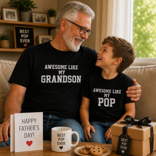 T-shirt drôle pour enfants « Génial comme mon Pop  (Créateur téléchargé)