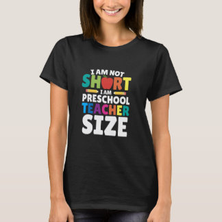 T-shirt drôle pour enseignant de maternelle Je ne 
