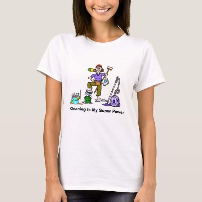 T-shirt drôle pour femme de ménage (Devant)