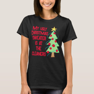 T-shirt drôle pour femmes avec un pull de Noël moc