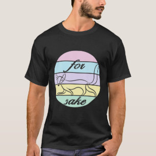 T-shirt Drôle pour Fox Sake Sarcastic Pun Joke Vintage Ret