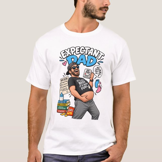 T-shirt drôle pour futur papa (Devant)